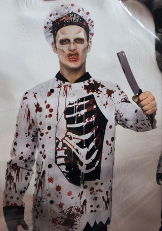 Disfraz cocinero zombie