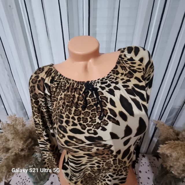 Blusa leopardo Zara