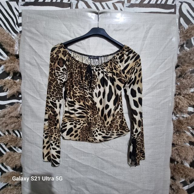 Blusa leopardo Zara