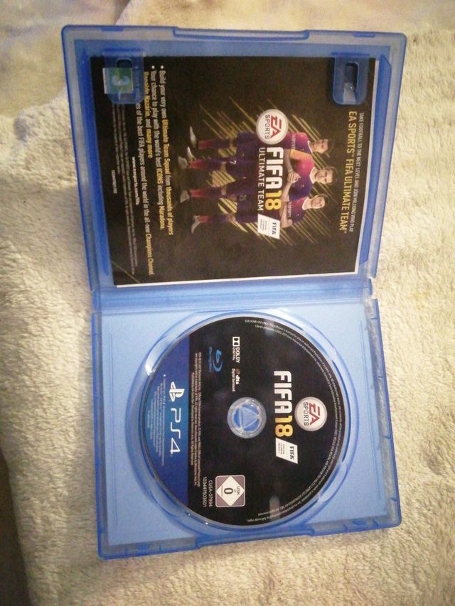 Juego fifa 18 ps4
