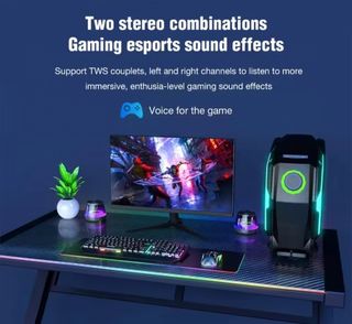 Altavoz RGB bluetooth magnético para movil