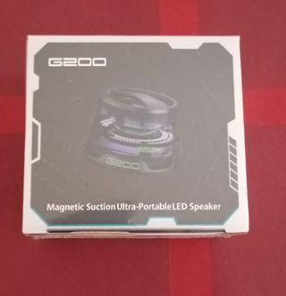 Altavoz RGB bluetooth magnético para movil