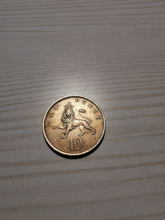Moneta Gran Bretagna 10 new pence