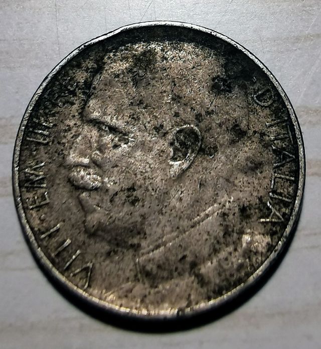 Moneta "AEQUITAS" 1925 C 50. Vittorio Emanuele III