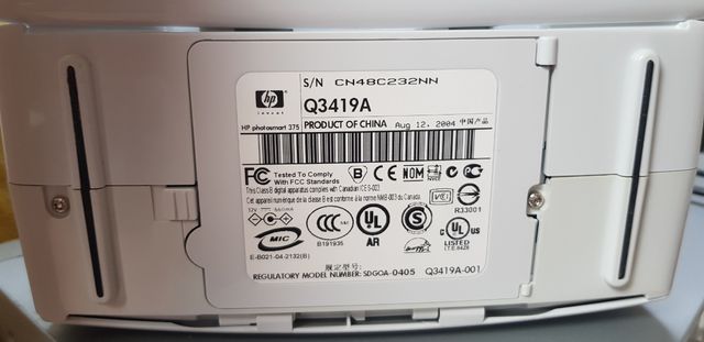 Impresora de fotos hp