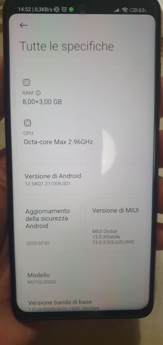 XIAOMI POCO X3 PRO 8GB 256GB BLU