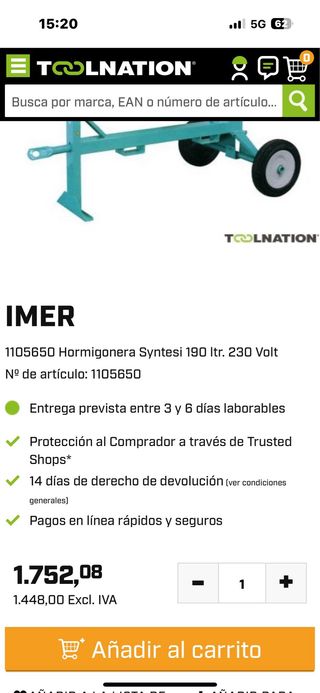 Hormigonera profesional