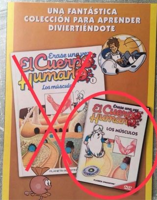 DVD de la colección ÉRASE UNA VEZ EL CUERPO HUMANO