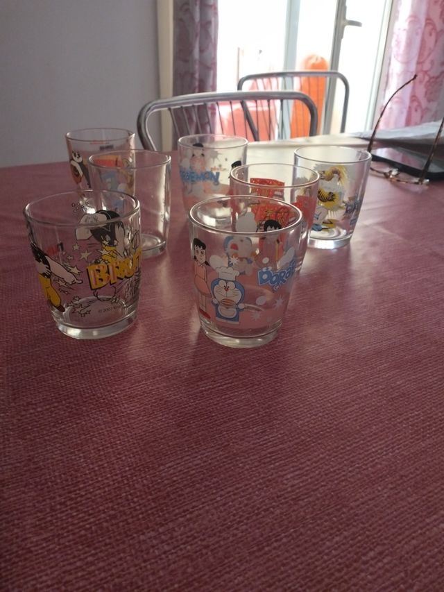 Bicchieri di vetro della Nutella