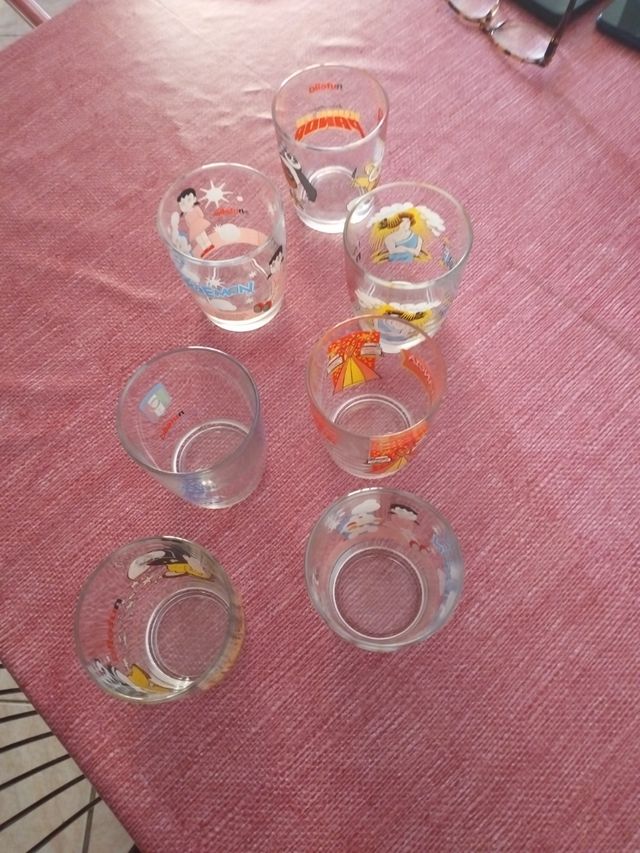 Bicchieri di vetro della Nutella