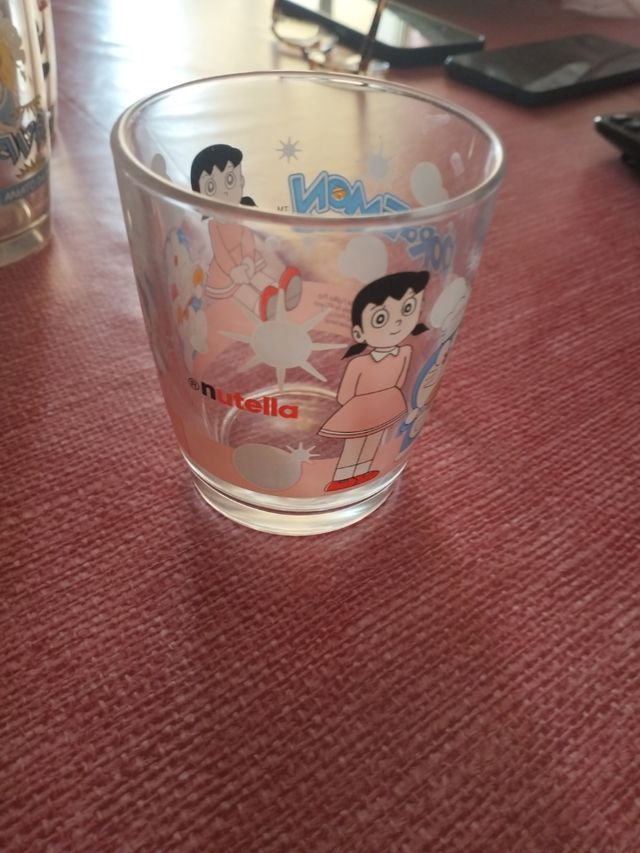 Bicchieri di vetro della Nutella