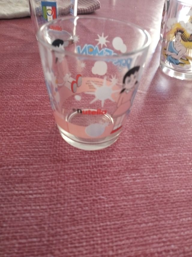 Bicchieri di vetro della Nutella