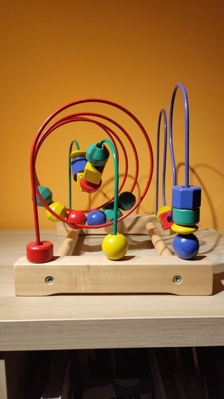 Ábaco, juego de madera