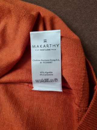 MAKARTHY ORIGINAL, JERSEY HOMBRE 🚹 