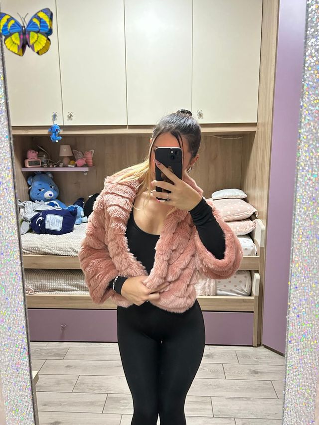 pelliccia rosa primadonna