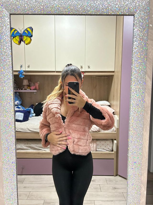 pelliccia rosa primadonna