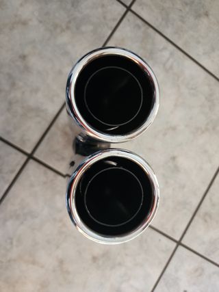 Scarico artigianale doppio per auto