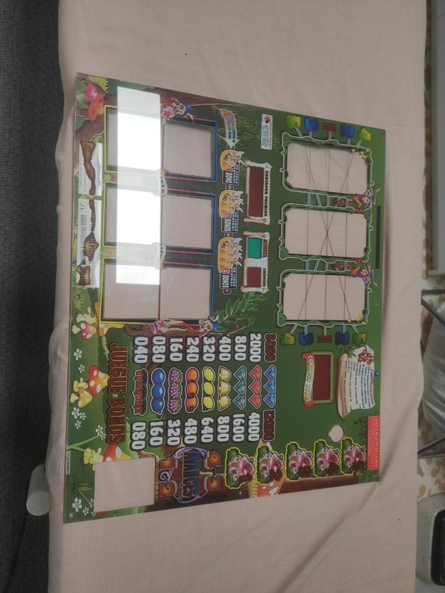 Cristal máquina tragaperras 