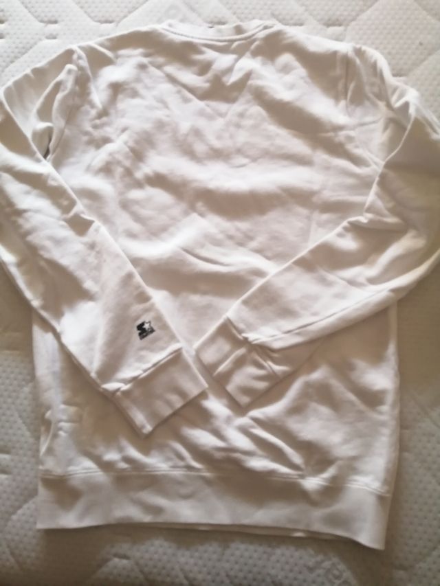 Felpa uomo bianca con stampa