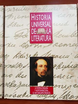 Tres libros de Historia Universal de la Literatura