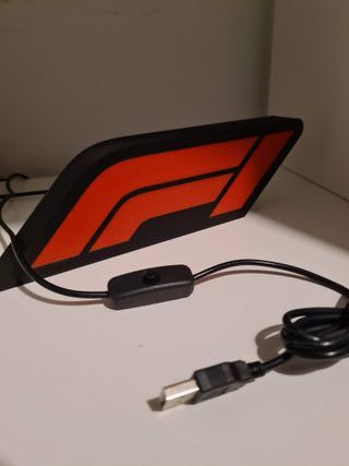 Candeeiro Led F1 com Ligação Usb | Novo