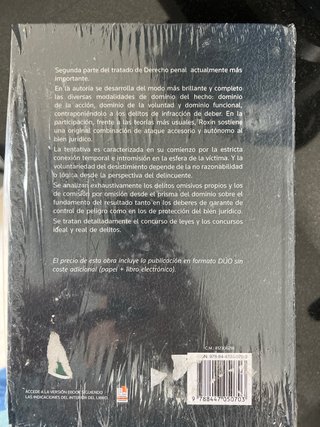 Derecho penal parte general: Tomo II
