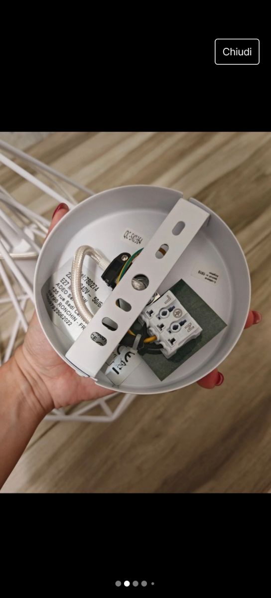 Lampadario sospeso minimal Eglo Byron