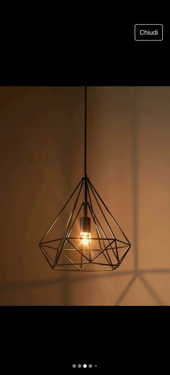 Lampadario sospeso minimal Eglo Byron