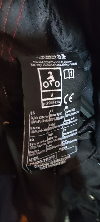 Pantalón moto Armure Mack