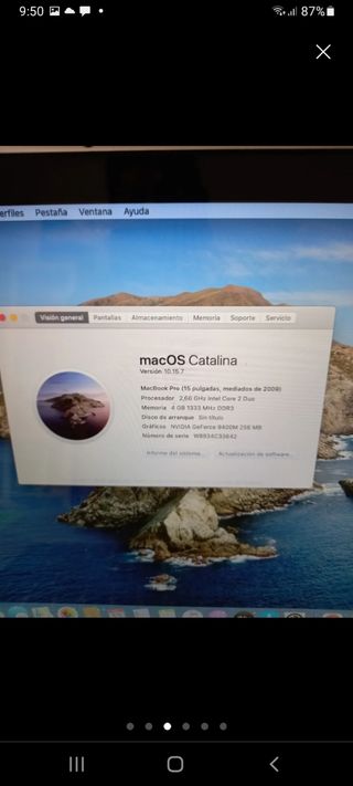 MACBOOK PRO 15PULGADAS 2010