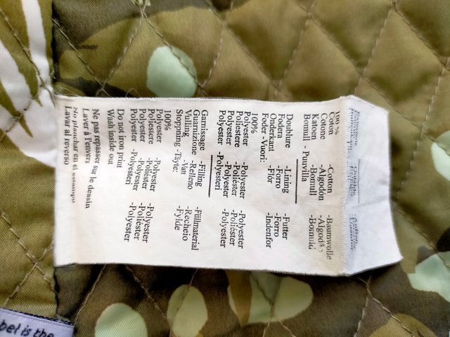 Parka de Quiksilver mujer verde camuflaje. Talla M