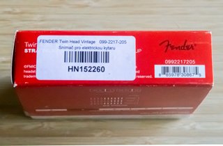 Pastilla doble fender Twin head vintage mástil
