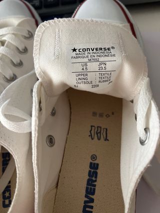 Converse blancas nuevas
