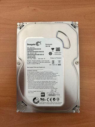 Disco duro 500GB 3,5” sata