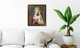 Cuadro pintura al óleo Retrato de Hámster