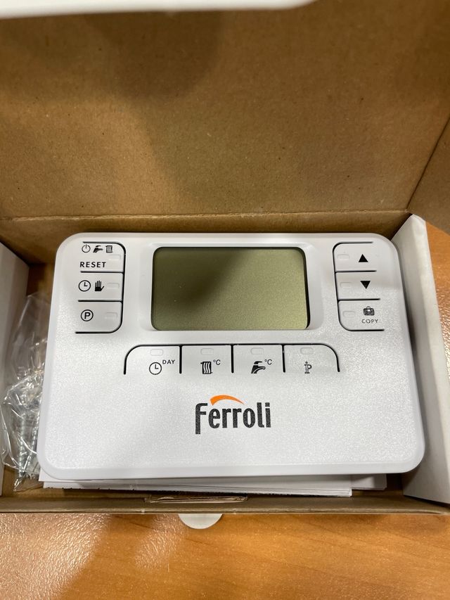 Termostato programador con cable