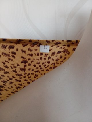 Vestido animal print