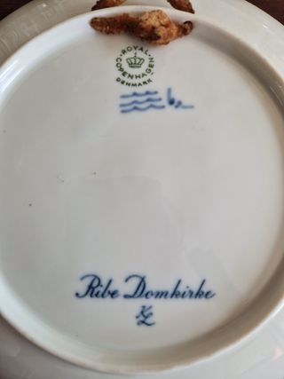 Set di 12 piatti in porcellana Royal Copenhagen