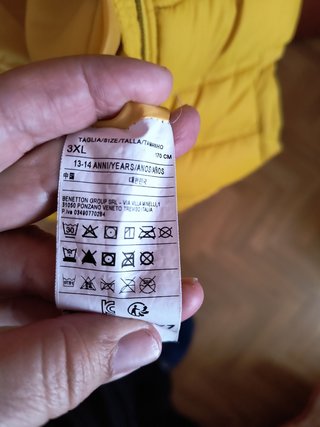 Abrigo de plumas 3xl 13/14 años