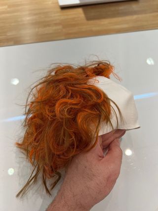 Peluca payaso asesino para niño 5-6 años nueva 