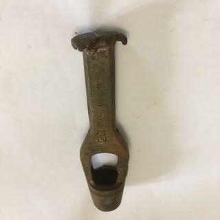 Antica fustella ferro per cuoio martello a battere