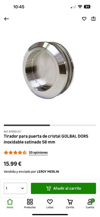 Puerta corredera cristal