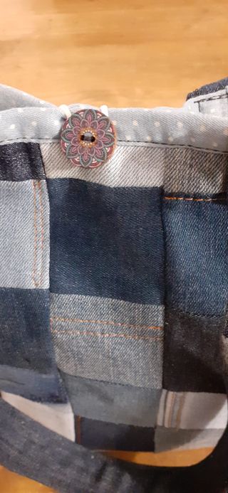 Bolso vaquero Patchwork