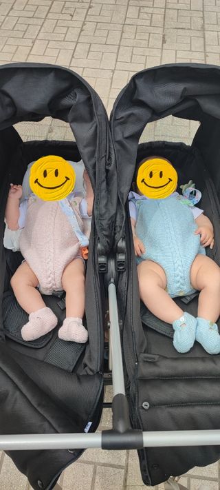 Capazos blandos de invierno negros bogaboo