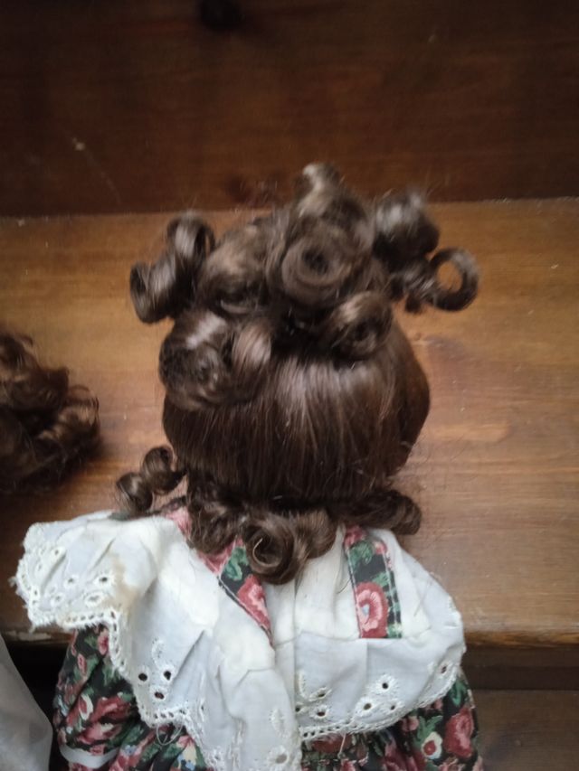 Lote 2 muñecas de porcelana antiguas