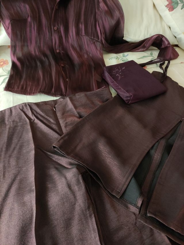 Conjunto de pantalón largo, camisa