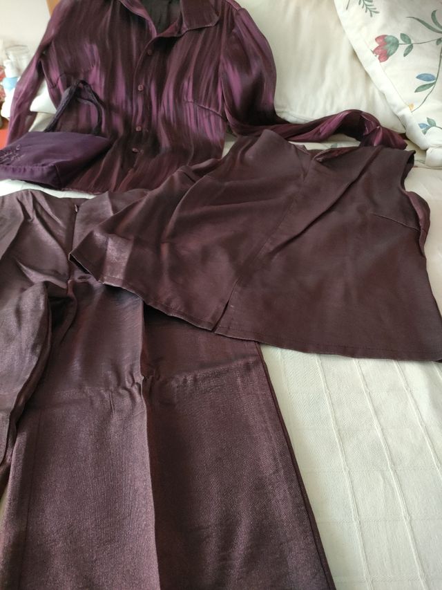 Conjunto de pantalón largo, camisa