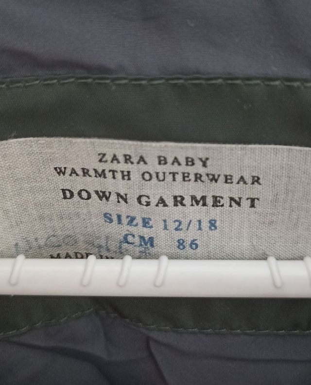 Chaqueta acolchado ZARA baby