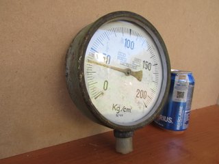 Manómetro antiguo caldera barco bronce cobre