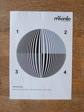 Vinilo decorativo.Diseño: ESFERA